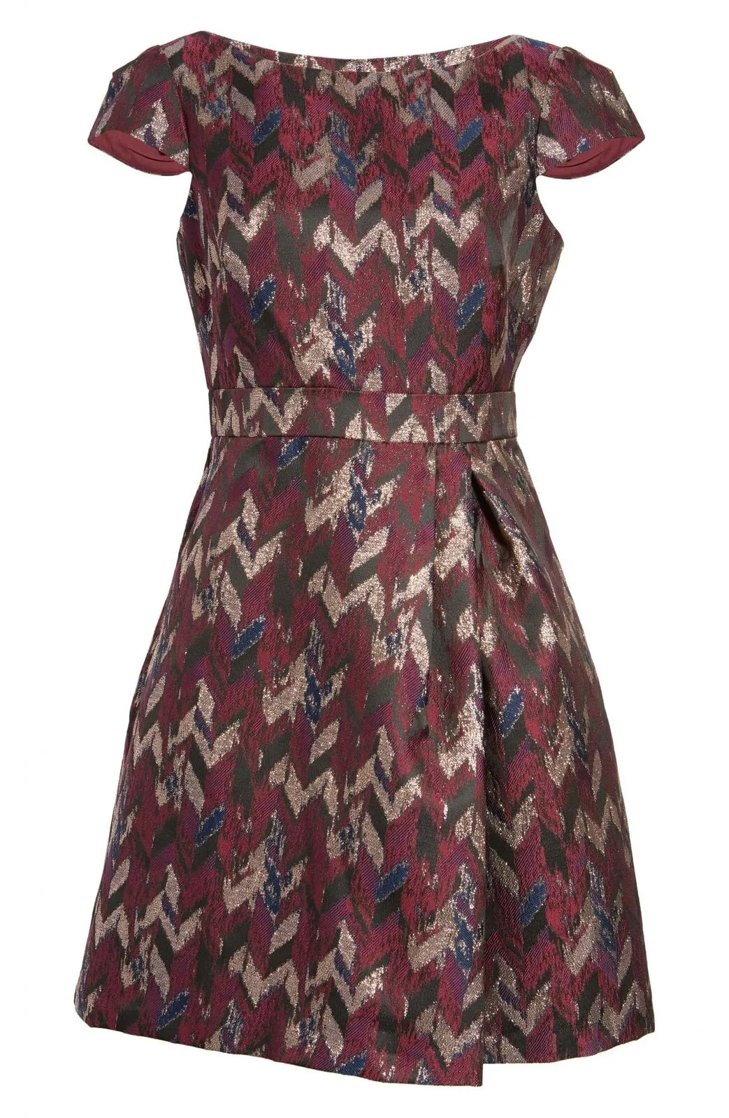 Vince Camuto Women's Jacquard Fit & Flare Dress VC2M3947