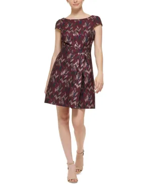 Vince Camuto Women's Jacquard Fit & Flare Dress VC2M3947