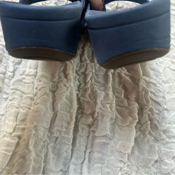 Vionic High Tide Platform Sandal Size 8 Blue