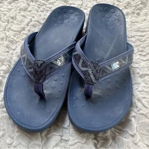 Vionic High Tide Platform Sandal Size 8 Blue