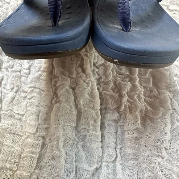 Vionic High Tide Platform Sandal Size 8 Blue