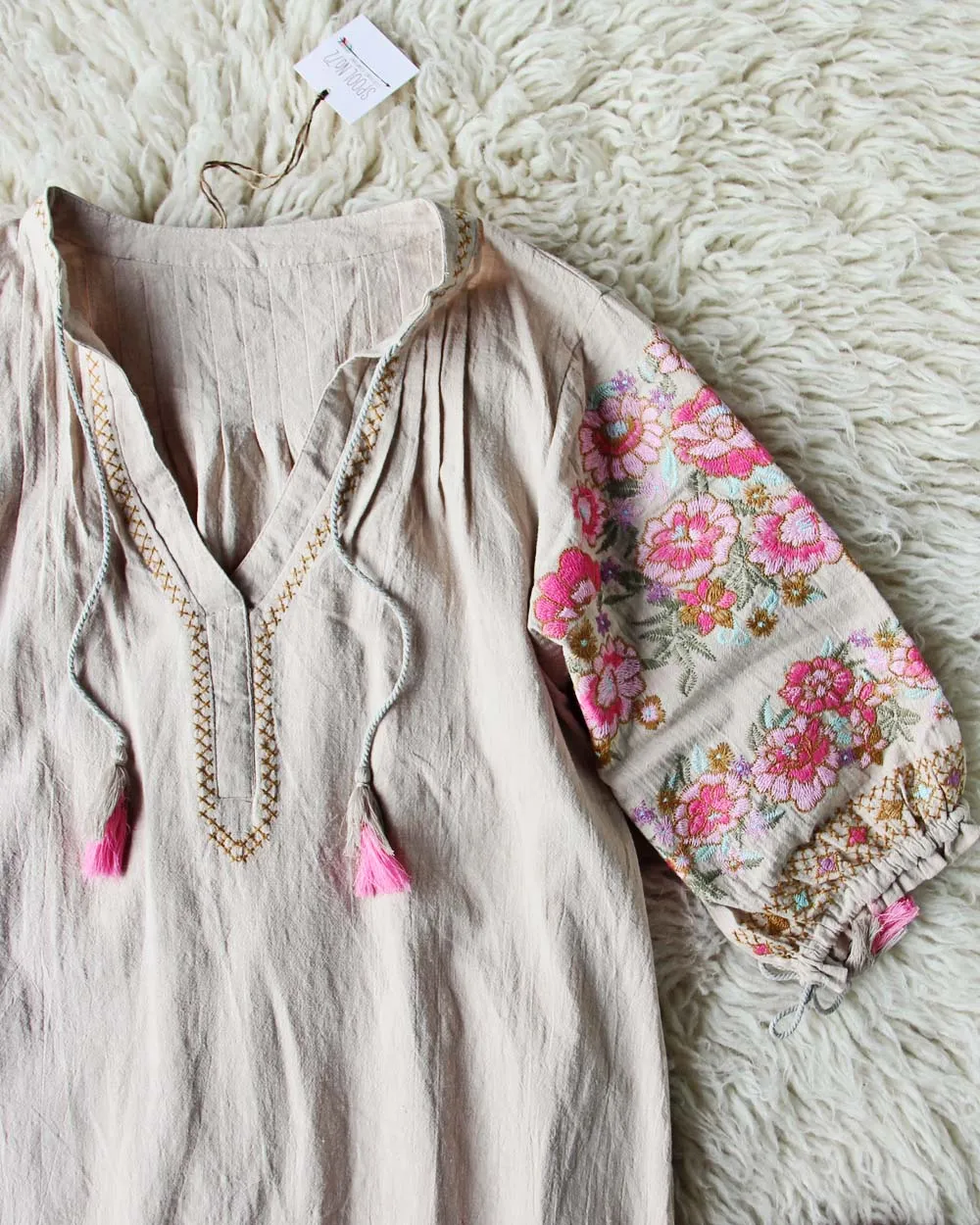 Virgo Embroidered Dress