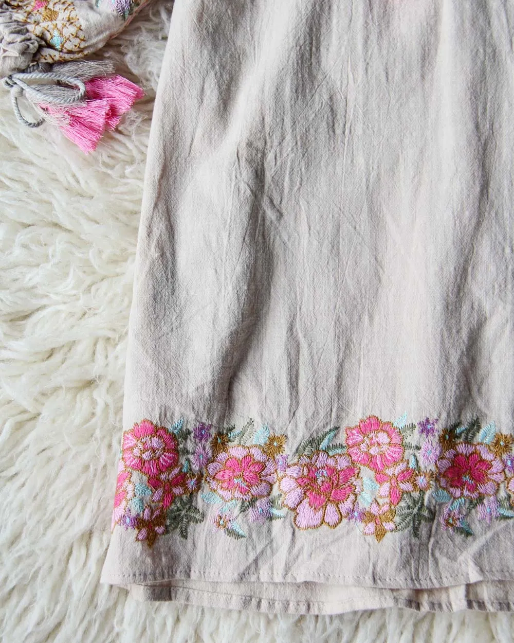 Virgo Embroidered Dress