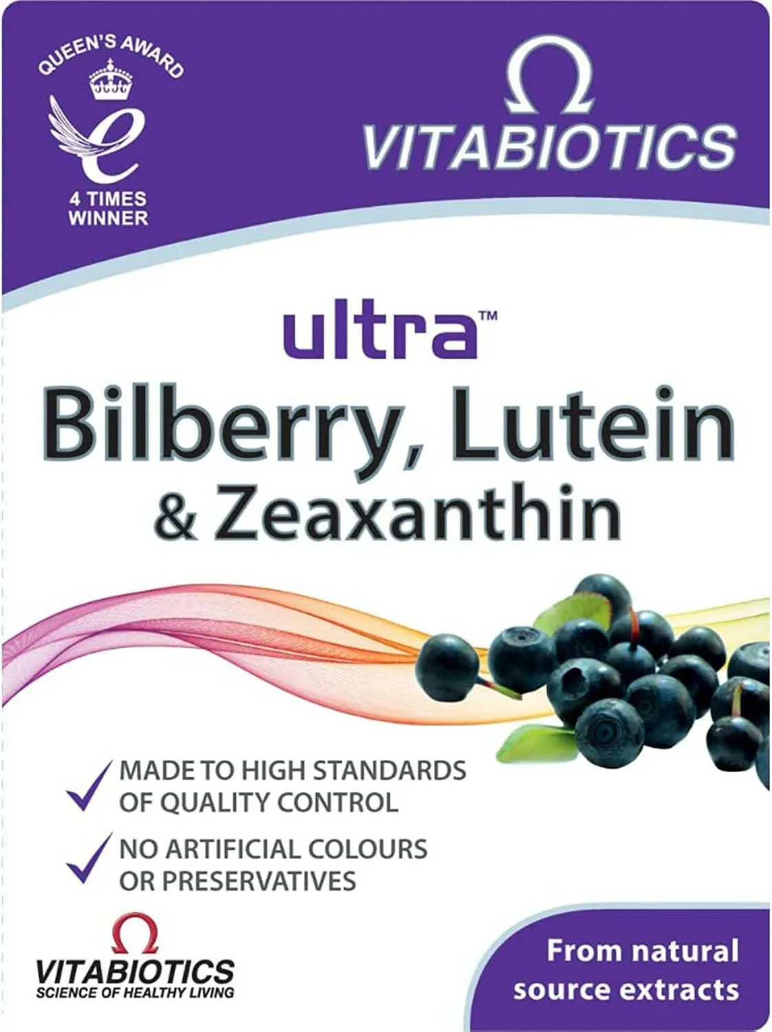 Vitabiotics Ultra Bilberry, Lutein & Zeaxanthin - 30 Tablets