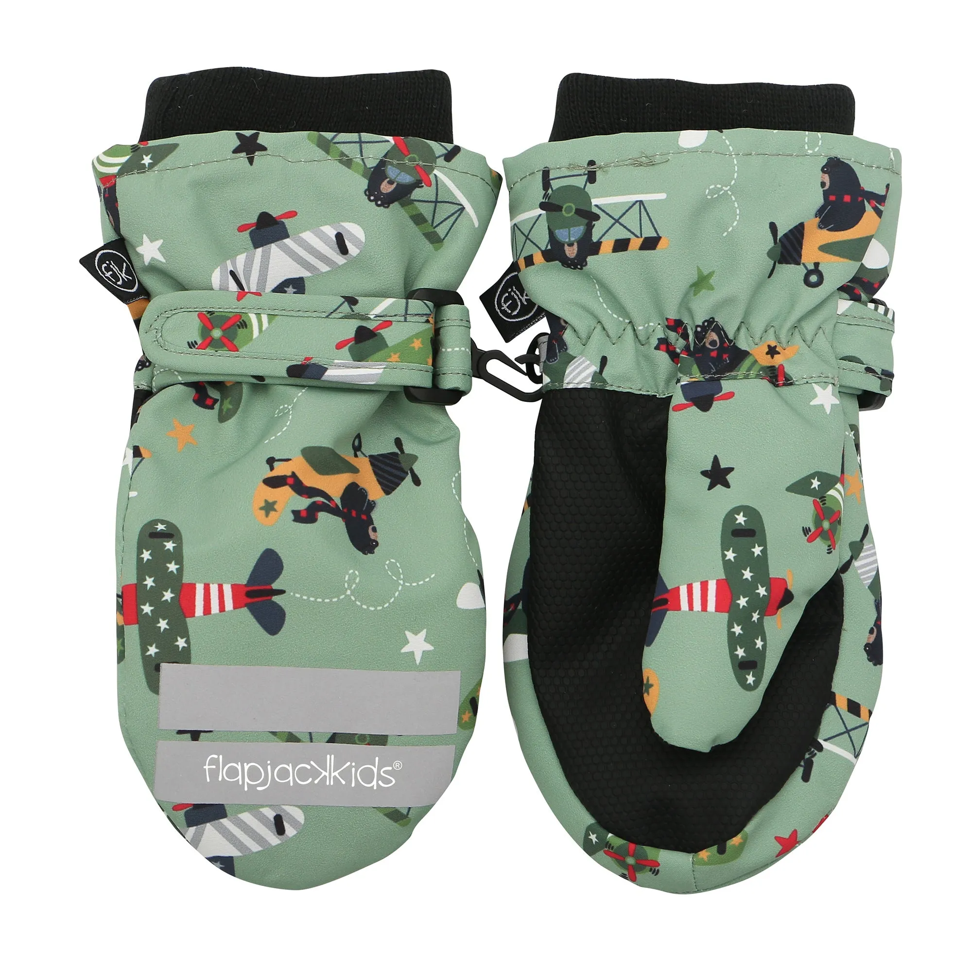Water Repellent Ski Mittens - 4-6y