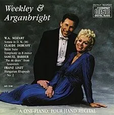 Weekley & Arganbright, A One Piano Four Hand Recital (CD)