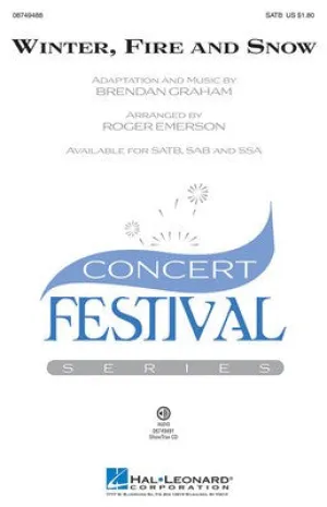 WINTER FIRE AND SNOW SATB