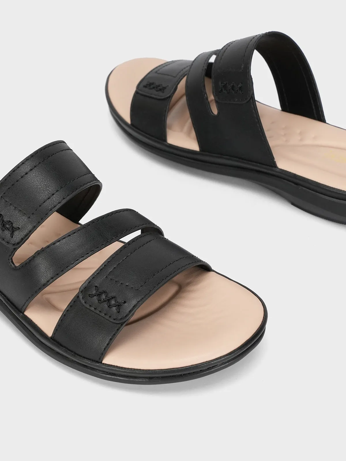 Women's "EMANI" Casual Open Toe Slippers