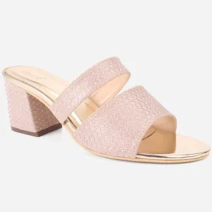 Womens "KENEDY" Shimmery Slip Ons Summer Sandals