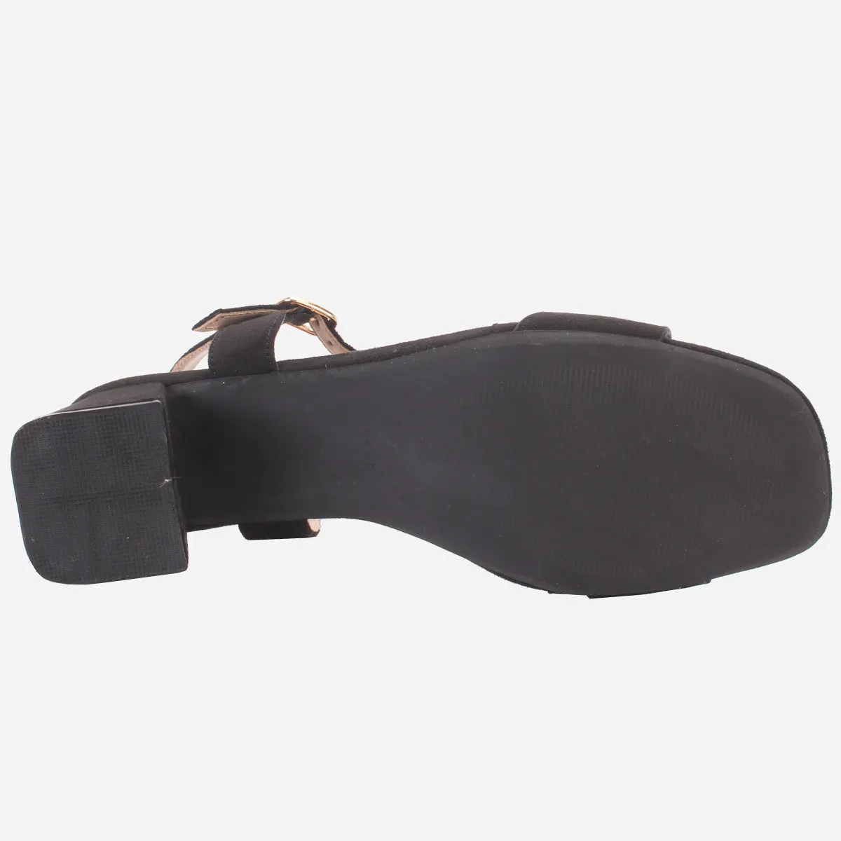 Womens "NAURAX" Fancy Block Heel Back Strap Sandals