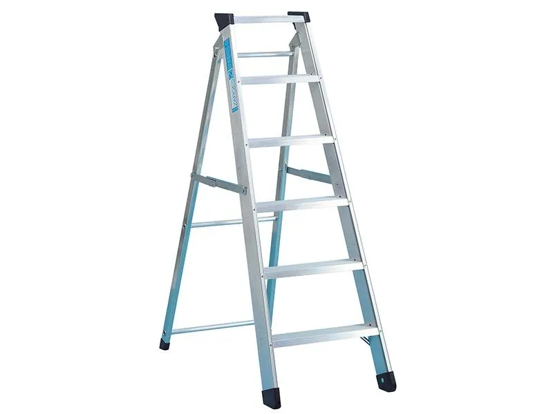 Zarges Industrial Swingback Steps Open 1.08M Closed 1.20M 5 Rungs
